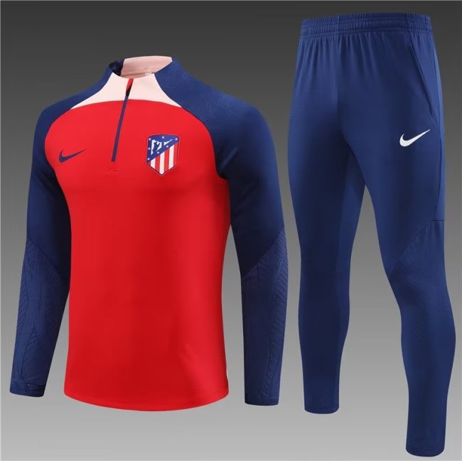 23/24 Atletico Madrid kids red training suit