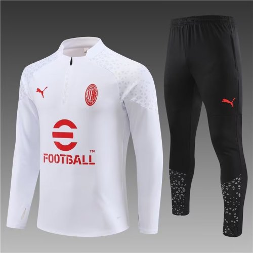 23/24  AC Milan white training suit