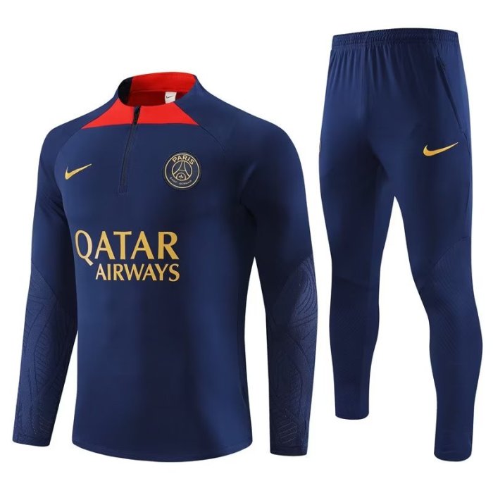 23/24 PSG kids Royal blue training suit