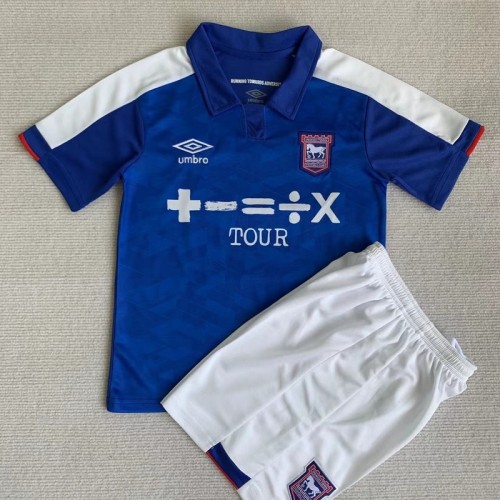 23/24 Ipswich Town home kids kit with socks