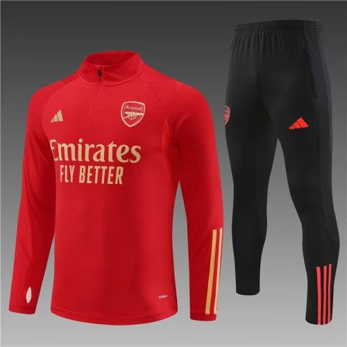 23/24 Arsenal kids red training suit