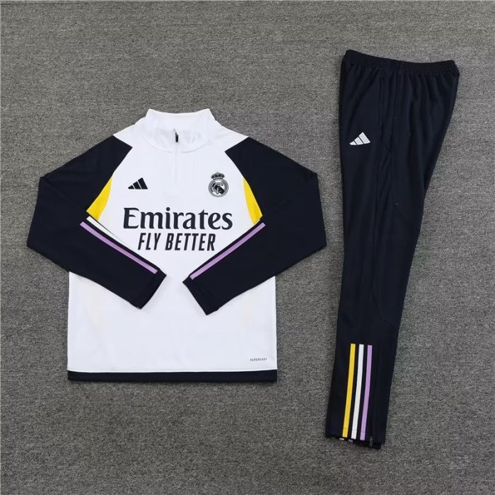 23/24 Real Madrid white training suit