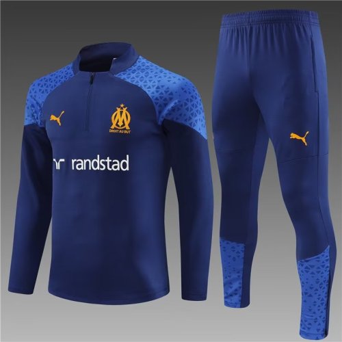 23/24 Marseille kids Royal blue training suit