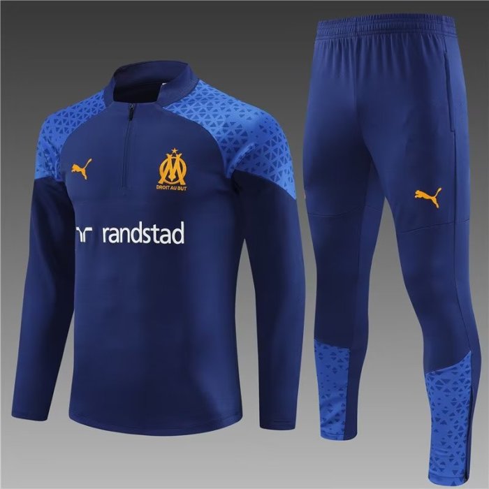 23/24 Marseille kids Royal blue training suit