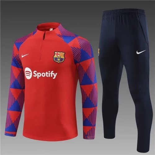 23/24 Barcelona kids red training suit