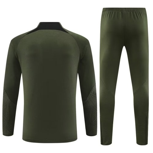 23/24 Barcelona Army green training suit
