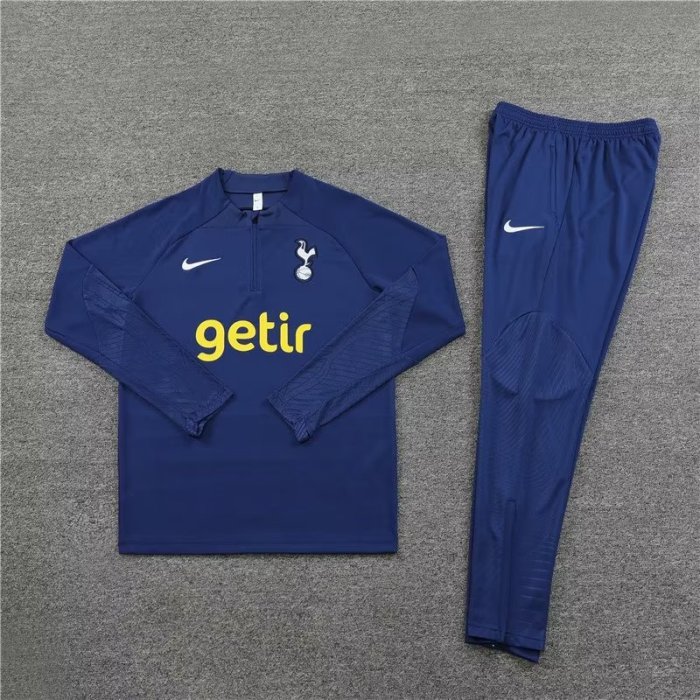 23/24 Tottenham Hotspur kids Royal blue training suit
