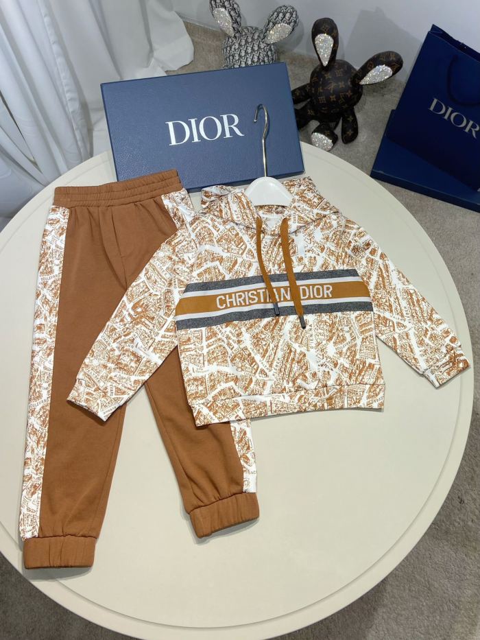 DIOR Kids multi-colored hoodie with pants