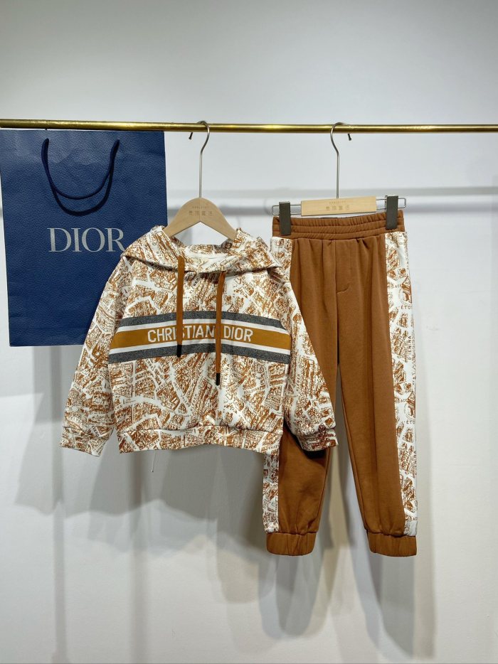 DIOR Kids multi-colored hoodie with pants