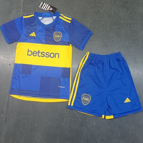 23/24 Boca Juniors home kids kit