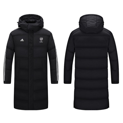 23/24 Arsenal Black long cotton coat jacket