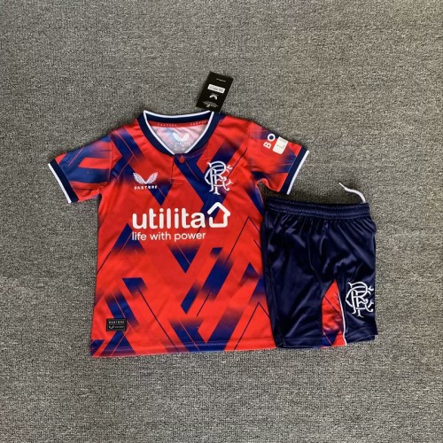 23/24 Rangers four kids kit with sock
