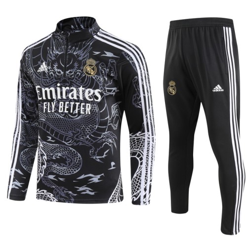 23/24 Real Madrid Black dragon training suit