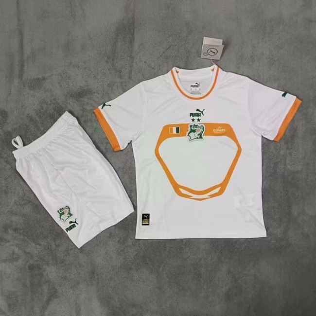 23/24  Cote D Ivoire Away kids kit