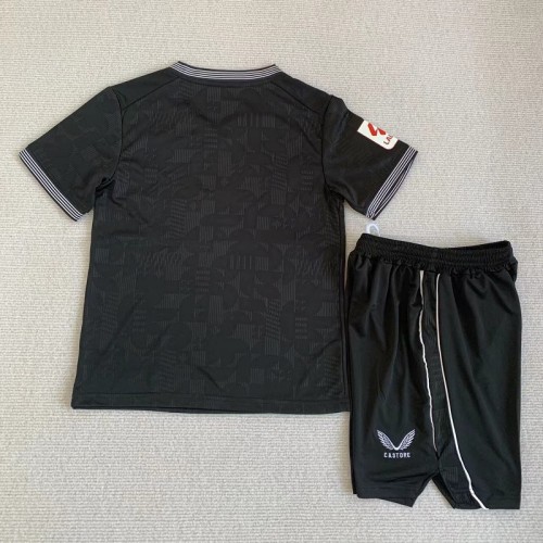 23/24 Sevilla black goalkeeper kids kit