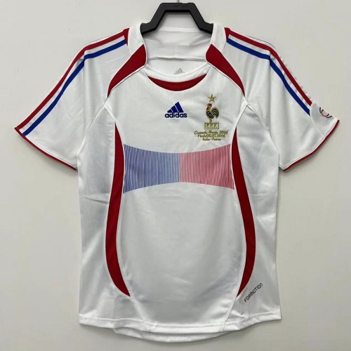 Retro 2006 France Away football jersey