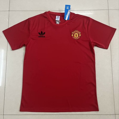 23/24 Manchester United Training red football jersey