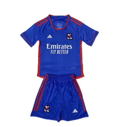 23/24 OL Olympique Lyonnais Away  kids kit with socks