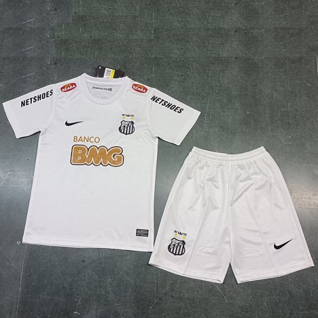 Retro 11/12 Santos home kids kit with socks