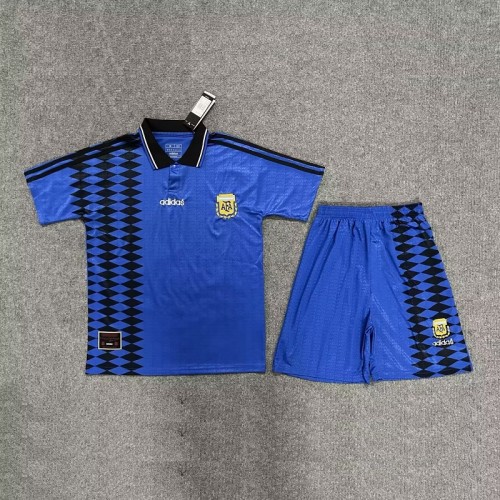 Retro 1994 Argentina Away kids kit
