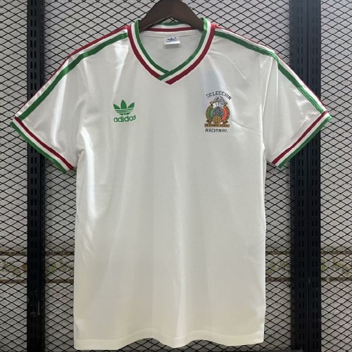 Retro 1985 Mexico Away football Jersey