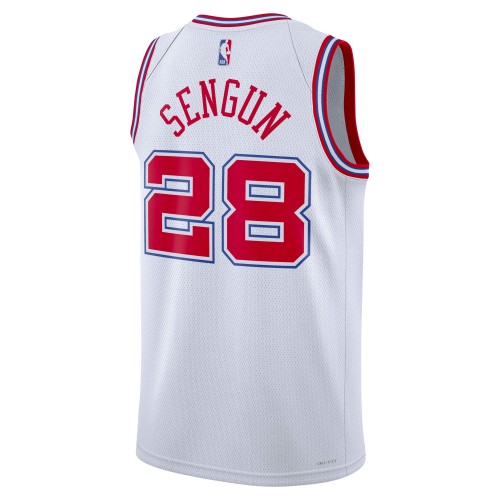 24 NBA Rockets City Edition #28 SENGUN Basketball Jersey