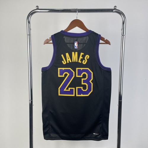 24 NBA Season Lakers City James #23 basketball jersey