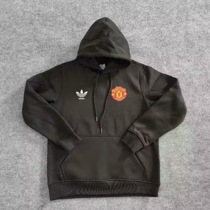 Manchester United retro plush hoodie