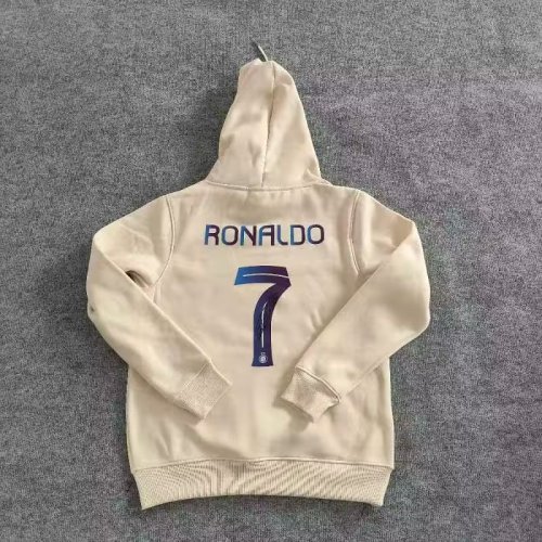 23/24 RONALDO Plush hoodie beige