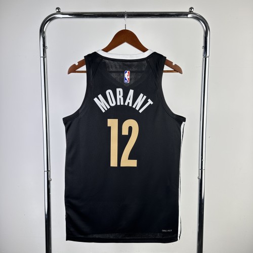 24  NBA Memphis Grizzlies MORANT #12  Basketball Jersey