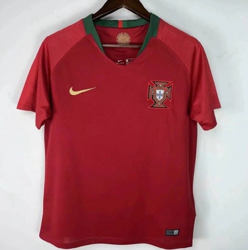 Retro 2018 world cup Portugal home football Jersey