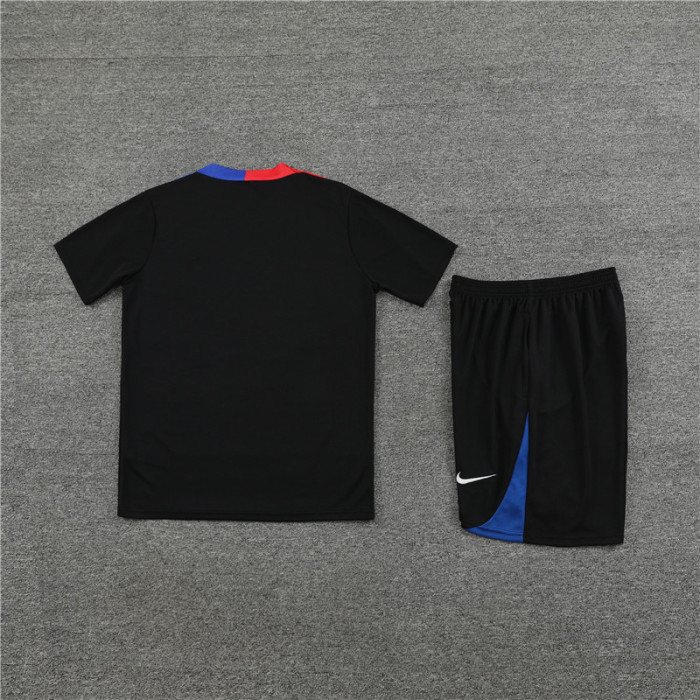 24/25  Barcelona Short sleeve black training suit