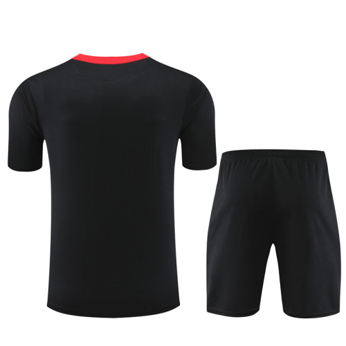 24/25 Portugal  short  sleeved black training suit