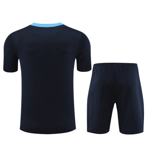 24/25 Chelsea short -sleeved Royal blue training suit