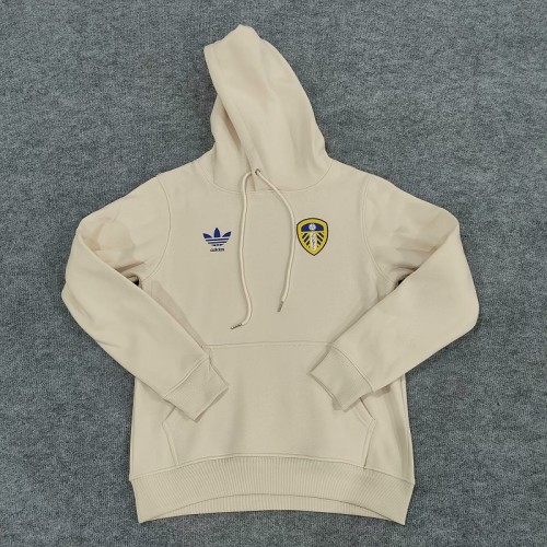 Retro Leeds United plush hoodie