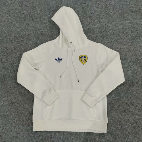 Retro Leeds United plush hoodie