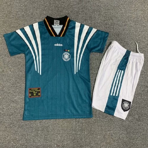 Retro 1996 Germany Away kids kit with socks