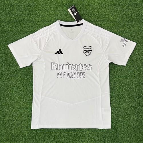23/24 Arsenal black white football Jersey