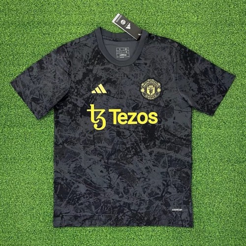23/24  Manchester United Black Rose football jersey