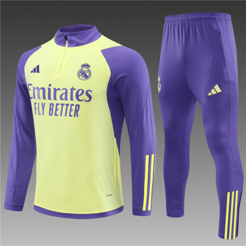 23/24 Real Madrid yellow training suit