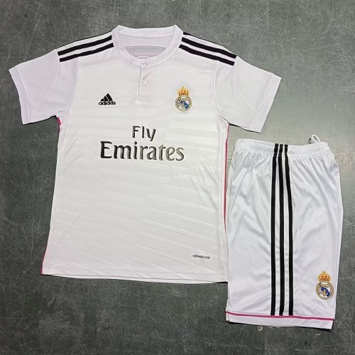 Retro 14/15 Real Madrid home kids kit