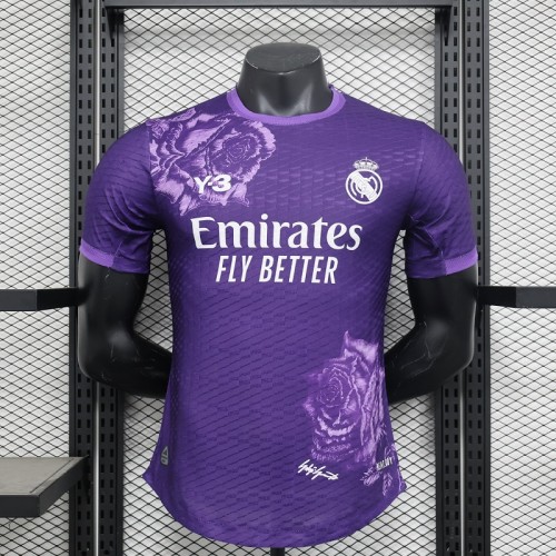 24/25 Real Madrid purple Y3 Player Version