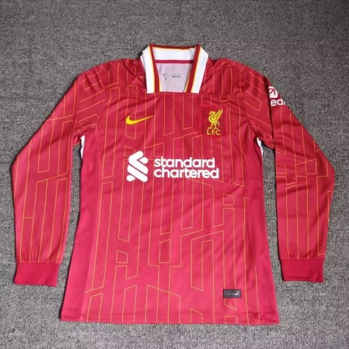 24/25 liverpool home Long sleeved football Jersey