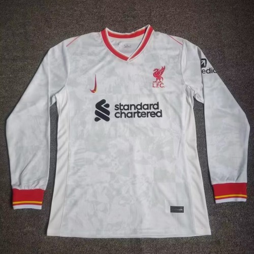 24/25 liverpool third Long sleeved football Jersey