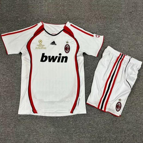 Retro 06/07 AC Milan Away kids kit champion