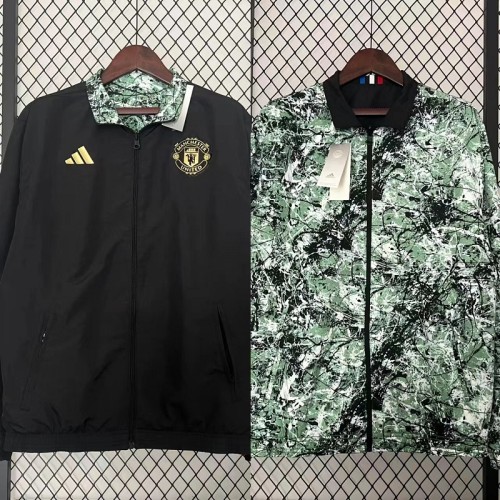 24/25 Manchester united Two sided windbreaker