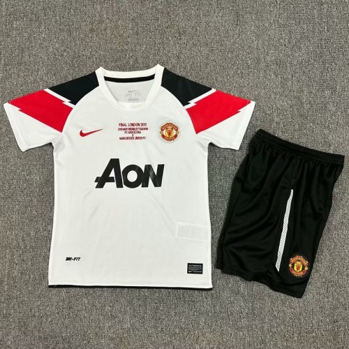 Retro 10/11 Manchester United Away kids kit