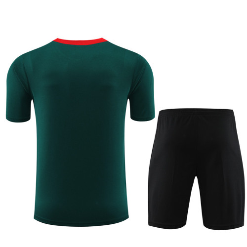 24/25 Liverpool Short sleeve green training suit