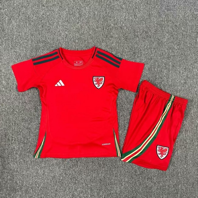 24/25 Wales home kids kit