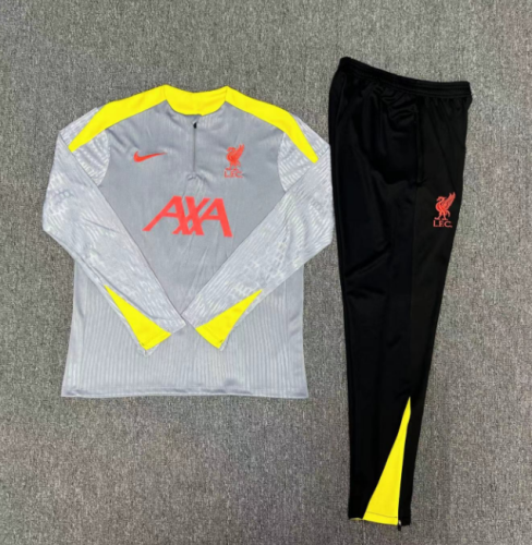 24/25 Liverpool Light gray training suit